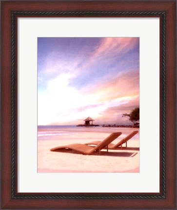 Framed Beside the Sea I Print