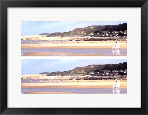 Framed 2-Up Sunlit Sands III Print