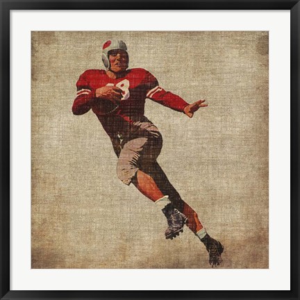 Framed Vintage Sports IV Print