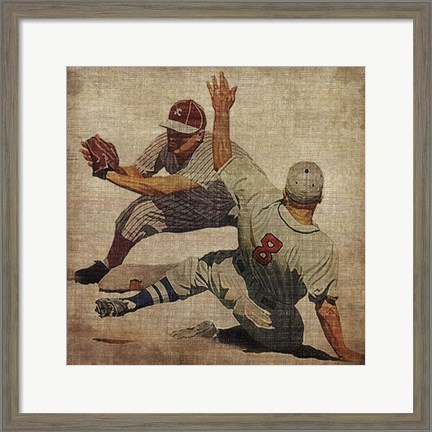 Framed Vintage Sports VII Print