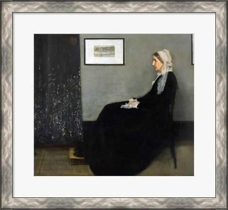 Framed Whistler&#39;s Mother Print