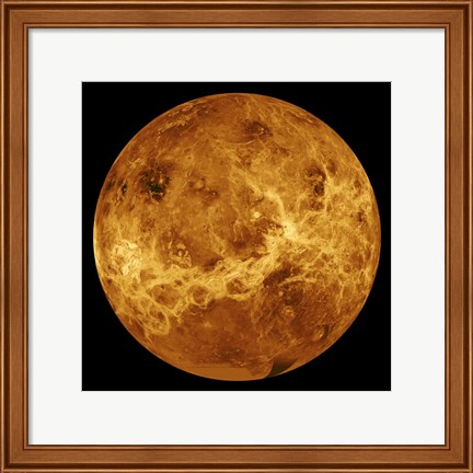 Framed Venus Globe Print