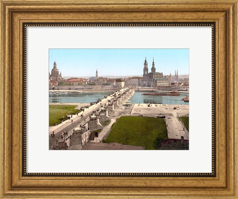 Framed View from the War Ministry,  Dresden Print