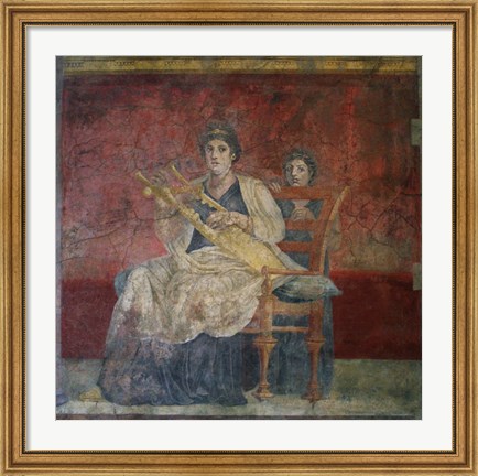 Framed Wall Painting from a Reception Hall, Villa of P. Fannius Synistor at Boscoreale Print