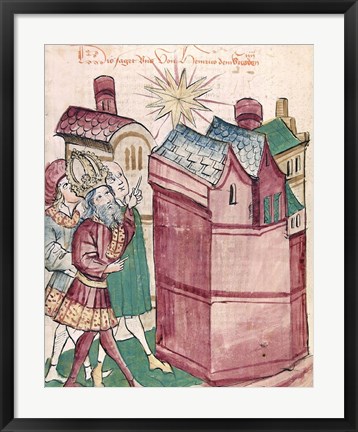 Framed Henry III Sees the New Star of the Town of Tivoli Print