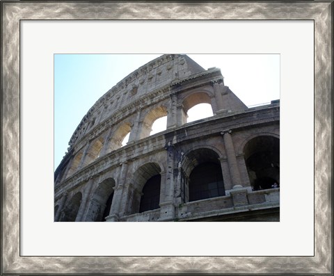 Framed Low Angle View of the Colosseum Print
