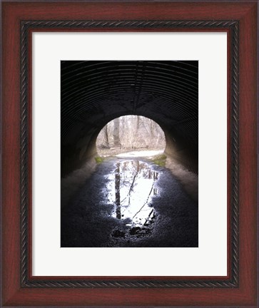 Framed D&amp;R Canal Towpath Tunnel photo Print