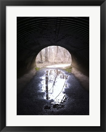 Framed D&amp;R Canal Towpath Tunnel photo Print