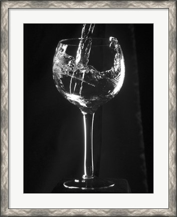Framed Wine Glass Print