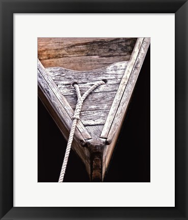 Framed Wooden Rowboats III Print