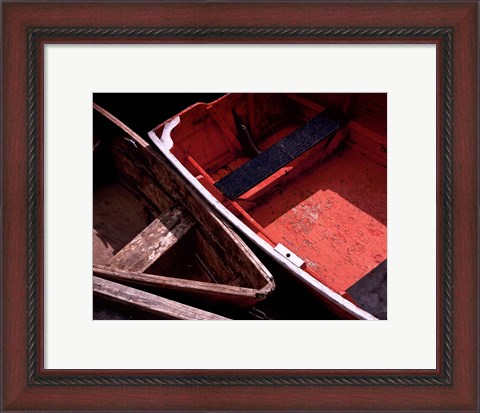 Framed Wooden Rowboats IX Print