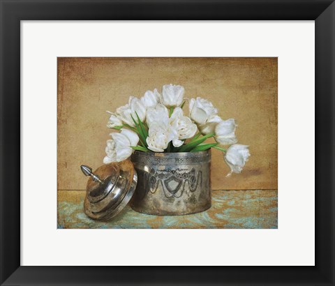 Framed Vintage Tulips Print