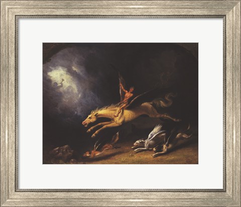 Framed Fox Hunter&#39;s Dream Print