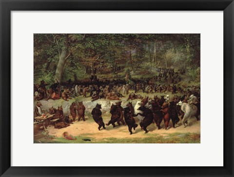 Framed Bear Dance Print