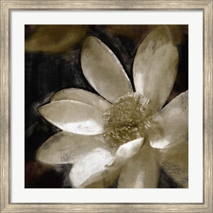 Framed Bronze Lily I Print