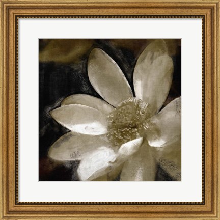 Framed Bronze Lily I Print