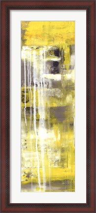 Framed Mellow Yellow I Print