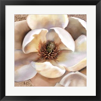 Framed Magnolia Masterpiece II Print