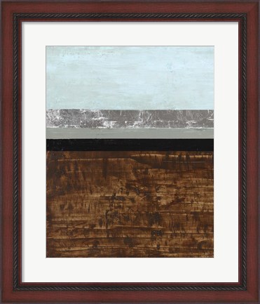 Framed Textured Light I Print