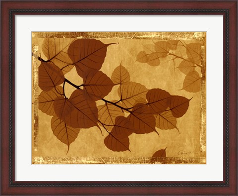 Framed Ghost Leaves I Print