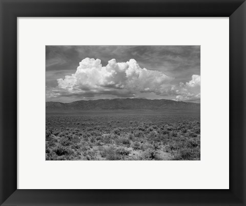 Framed Mountains &amp; Clouds II Print