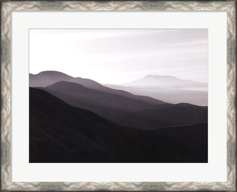 Framed Mountains &amp; Haze I Print