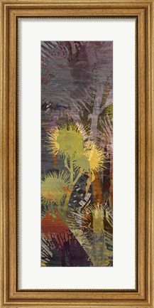 Framed Thistle Panel III Print