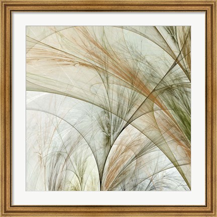 Framed Fractal Grass III Print