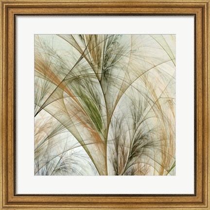 Framed Fractal Grass IV Print