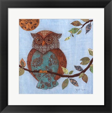 Framed Wise Owl II Print