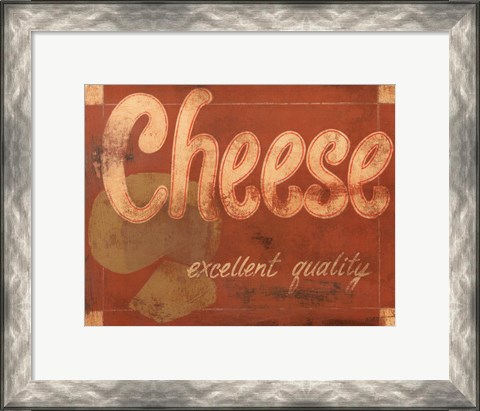Framed Cheese Print