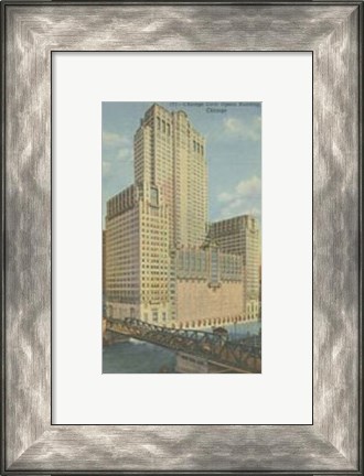 Framed Chicago- Civic Opera Building Print
