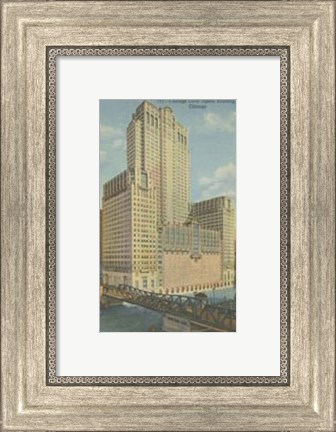 Framed Chicago- Civic Opera Building Print