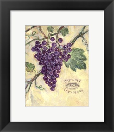 Framed Cabernet Sauvignon Print