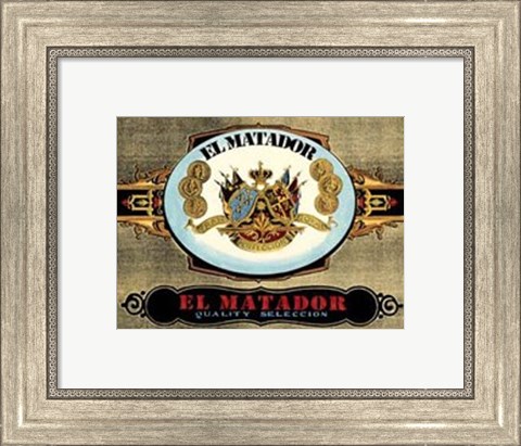 Framed El Matador Cigars Print