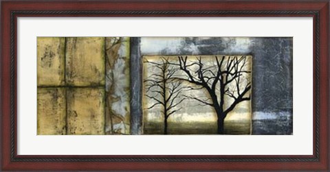 Framed Tandem Trees III Print