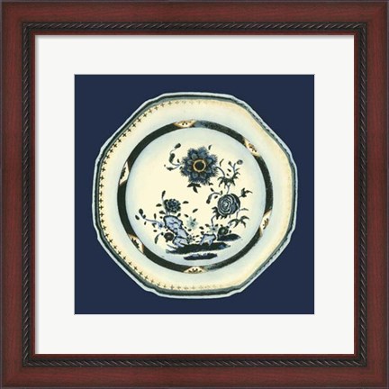 Framed Porcelain Plate II Print
