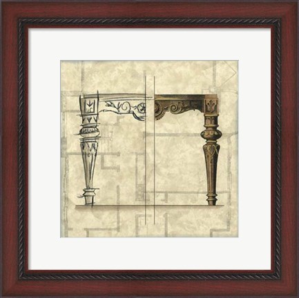 Framed Furniture Sketch IV Print