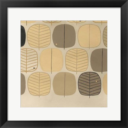 Framed Woodland Motif II Print