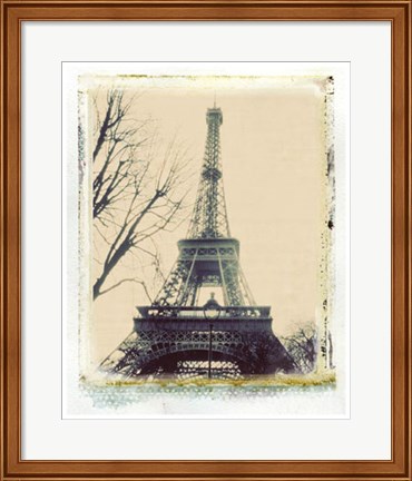 Framed Eiffel View III Print