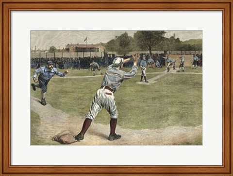 Framed Thrown out on 2nd 1887 Print