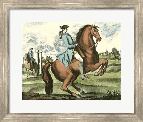 Framed Equestrian Training III Print