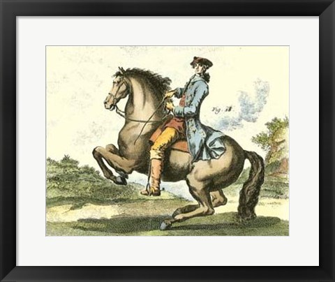 Framed Equestrian Training IV Print