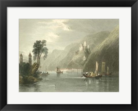 Framed On the Rhine Print