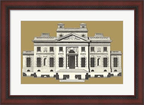 Framed Grand Facade I Print