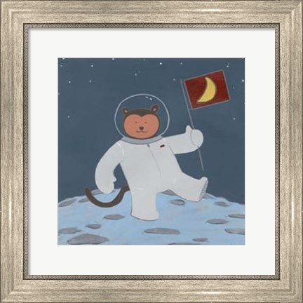 Framed Monkeys in Space III Print