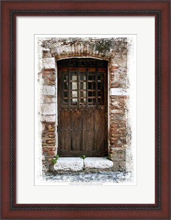 Framed Doors of Europe IV Print