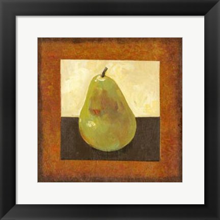 Framed Gilded Fruit I Print