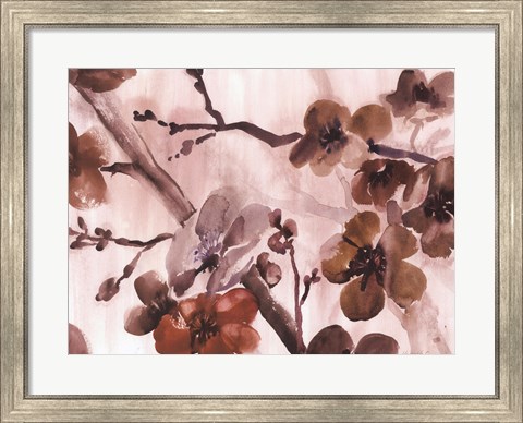 Framed Blossom Poetry II Print