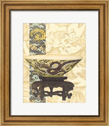Framed Asian Tapestry I Print